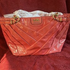 Coach coral handbag for sale  Deltona
