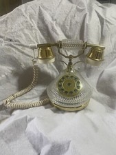Botão decorativo vintage de cristal dourado modelo de telefone 10A95 comprar usado  Enviando para Brazil