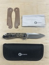 Usado, Balanças de madeira de bordo Civivi Elementum - Svechnikov personalizadas “portões celtas” - cetim D2 comprar usado  Enviando para Brazil