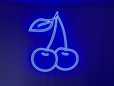 Blue cherry neon for sale  LEATHERHEAD