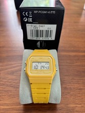 Casio f91w yellow for sale  BURY