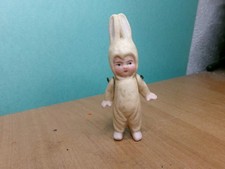 Muñecas antiguas Alemania muñeca niño conejito niños en disfraz 1910- miniatura segunda mano  Embacar hacia Mexico