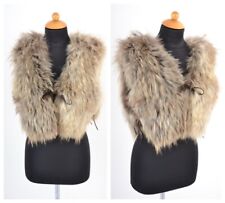 US4875 COLETE DE PELE DE RAPOSA REAL RANCHO COLETE DE RAPOSA TAMANHO M - COLETE DE PELE FUCHS comprar usado  Enviando para Brazil