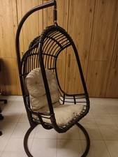 Hängestuhl braunem rattankorb gebraucht kaufen  Ismaning