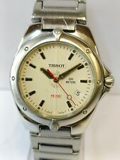 TISSOT PR200 QUARTZO PÁTINA MOSTRADOR CREME P150/250 SUÍÇO MASCULINO FUNCIONAMENTO COMPLETO comprar usado  Enviando para Brazil