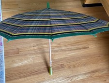 Vintage plaid umbrella for sale  Liverpool