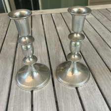 Empire candlesticks pewter for sale  Redding