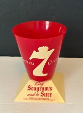 Vintage plastic seagram d'occasion  Expédié en Belgium