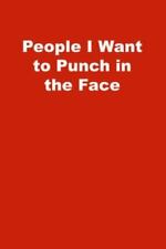 People I Want to Punch in the Face: Lined Notebook, Red cover comprar usado  Enviando para Brazil