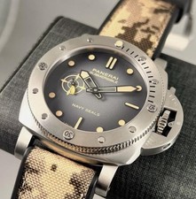 Relógio masculino PANERAI automático mergulho mecânico PAM01518 44mm comprar usado  Enviando para Brazil