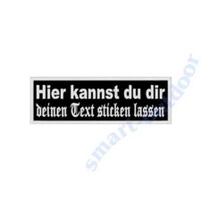 Gestickter patch wunschtext gebraucht kaufen  Marktbergel