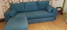 Divano posti blu usato  Taranto