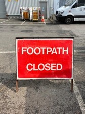 Footpath closed safety for sale  SLOUGH