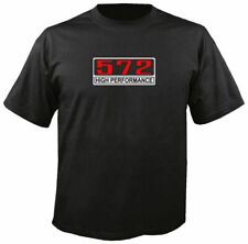 572 preto de alto desempenho Camiseta Emblema Motor Caixa Do Motor v8 Big Block Bbc comprar usado  Enviando para Brazil