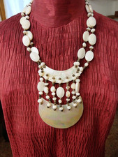 Collana avorio madreperla usato  Verona