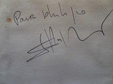 Autographe isabelle huppert d'occasion Autographe isabelle huppert d'occasion  Fontenay-Trésigny