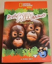 Really Wild Animals Collection (DVD 2015 4-Disc Set) National Geographic Kids comprar usado  Enviando para Brazil