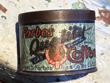 Usado, Lata de café torrada a gás vintage de qualidade Forbes comprar usado  Enviando para Brazil