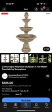 Cornucopia polyresin outdoor for sale  Brunswick