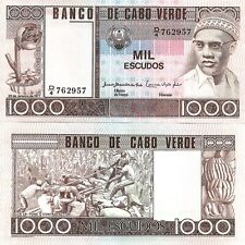 Cape Verde / Cabo Verde 1000 escudos 1977 P-56 UNC comprar usado  Enviando para Brazil