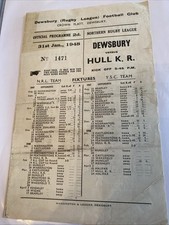 Rare dewsbury hull for sale  HULL