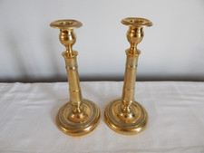 Ancienne paire bougeoirs d'occasion Ancienne paire bougeoirs d'occasion  France