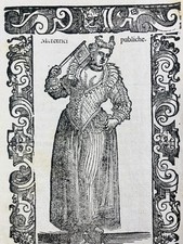 Usado, Prostitution In Venice In 1598 Eros Wood Engraving Vecellio Venezia comprar usado  Enviando para Brazil