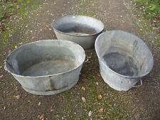 Oval zinc basin d'occasion  Expédié en Belgium