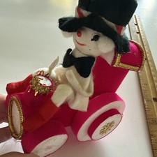 Vtg flocked snow for sale  Webberville