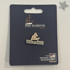 Hms warrior pin for sale  FAREHAM