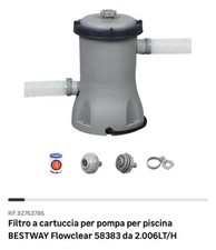 Bestway 58383 2006l usato  Solza