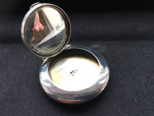 Antique silver compact for sale  RIPLEY