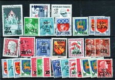 Réunion lot timbres d'occasion  L'Île-d'Yeu