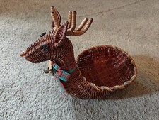 Vtg wicker christmas for sale  New Cumberland