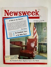 Usado, VTG Newsweek Magazine November 14 1960 The President's Chair The Mightiest Seat comprar usado  Enviando para Brazil