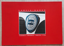 Lancia range brochure for sale  BOURNE