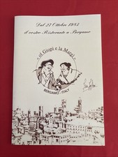 Menu vecchio ristorante usato  Palazzolo sull'Oglio