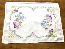 Vintage white linen for sale  LUTTERWORTH