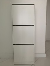 Schmaler weißer schuhschrank gebraucht kaufen  München
