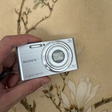 SONY DSC-W730 Aparat cyfrowy 16,1 MP 8x Zoom optyczny Język angielski Srebrny na sprzedaż  Wysyłka do Poland