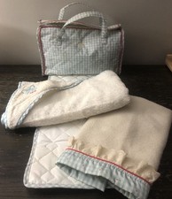 Lote American Girl 90's Pleasant Co Bitty Baby com capuz toalha cobertor bolsa de fraldas comprar usado  Enviando para Brazil