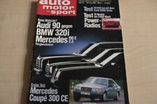 1) Auto Motor Sport 13/1987 - Mercedes 300 CE mit 180 - Daihatsu Charade GTti m, usado segunda mano  Embacar hacia Argentina