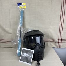 Máscara de paintball XRay Extreme Rage capacete preto lente clara mais cisne flexível, usado comprar usado  Enviando para Brazil