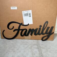 Family script metal for sale  York