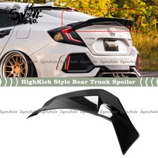 ADEQUADO PARA 16-2021 HONDA CIVIC SEDAN PRETO BRILHANTE HIGHKICK DUCKBILL PORTA-MALAS SPOILER ASA comprar usado  Enviando para Brazil