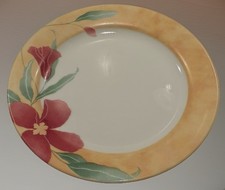 CORELLE Pacific Bloom ~ Pratos de almoço 7,25” lindas flores de hibisco ~ Conjunto de 3 comprar usado  Enviando para Brazil