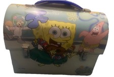 Bob Esponja Calça Quadrada Aloha Praia Tropical Cúpula de Lata Lancheira 2002 Viacom, usado comprar usado  Enviando para Brazil