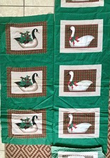 8 painéis de tecido de pato e ganso de Natal corte e costura molas travesseiros de 1,5 jardas comprar usado  Enviando para Brazil