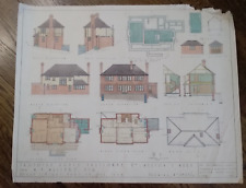 1935 architect drawn for sale  BANWELL