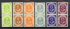 BRD: Lot ex Mi.Nr.123/38 Posthorn senkr. Paare postfrisch. Mi: 405,- comprar usado  Enviando para Brazil